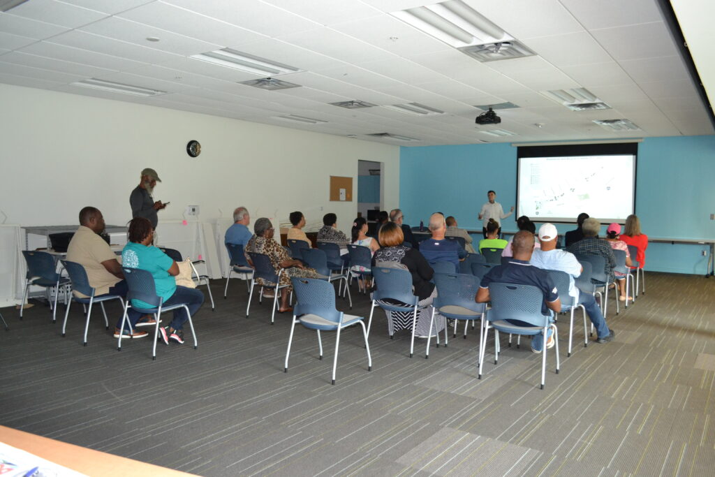 Members of the public at our July public meeting